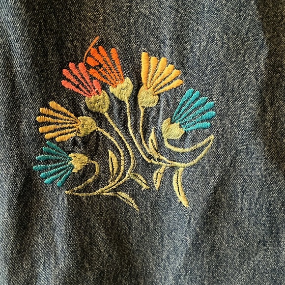 Vintage Agan Collection Denim Maxi Dress - Picture 3 of 4